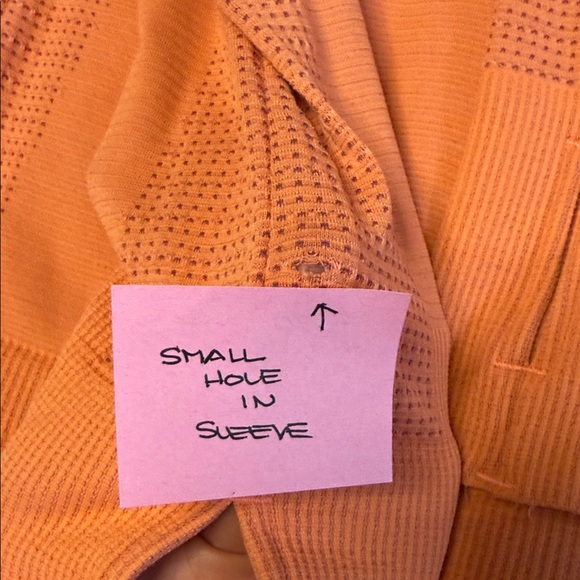 Women’s NIKE ACG Dri-fit Base Layer 1 Orange Long Sleeve Top - Picture 5 of 12